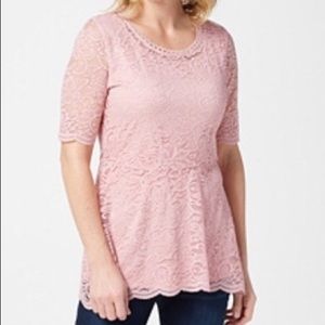 isaac mizrahi peplum top